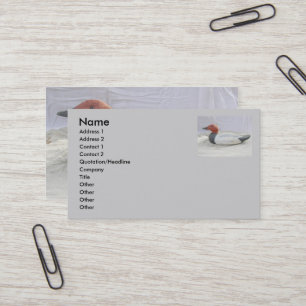 Tarjeta De Visita Canvasback Decoy Business Cards