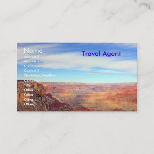 Tarjeta De Visita Canyon Card