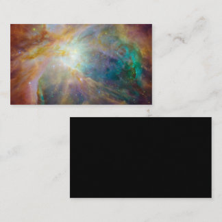Tarjeta De Visita Caos en el corazón de la composición Spitzer Hubbl