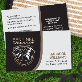 Tarjeta De Visita Capacitación en K9 - Entrenador de perros - Compor