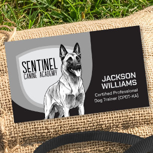 Tarjeta De Visita Capacitación en K9 - Entrenador de perros - Compor
