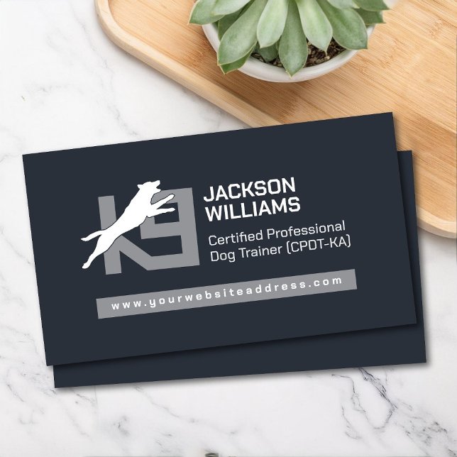 Tarjeta De Visita Capacitación en K9 - Entrenador de perros - Compor (Subido por el creador)