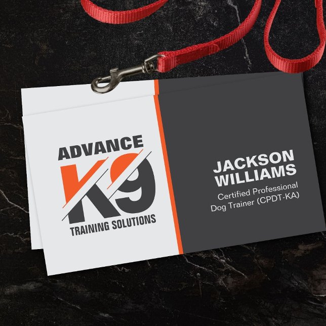 Tarjeta De Visita Capacitación en K9 - Entrenador de perros - Compor (Subido por el creador)