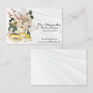 Tarjeta De Visita Capilla de Florist, fotógrafo de Wedner Planner