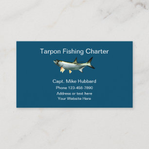 Tarjeta De Visita Capitán de barco de pesca de sábalo