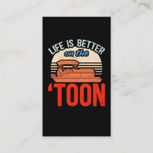 Tarjeta De Visita Capitán de bote Pontoon Boing