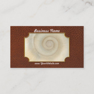 Tarjeta De Visita Cápiz - Conquiliología - Espiral Blanca