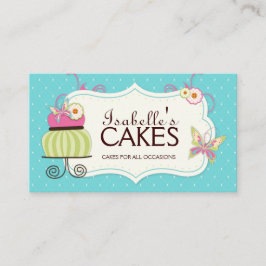 Tarjeta de visita caprichosa de la panadería