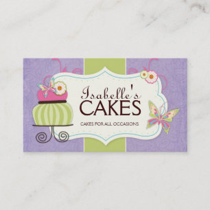 Tarjeta de visita caprichosa de la panadería