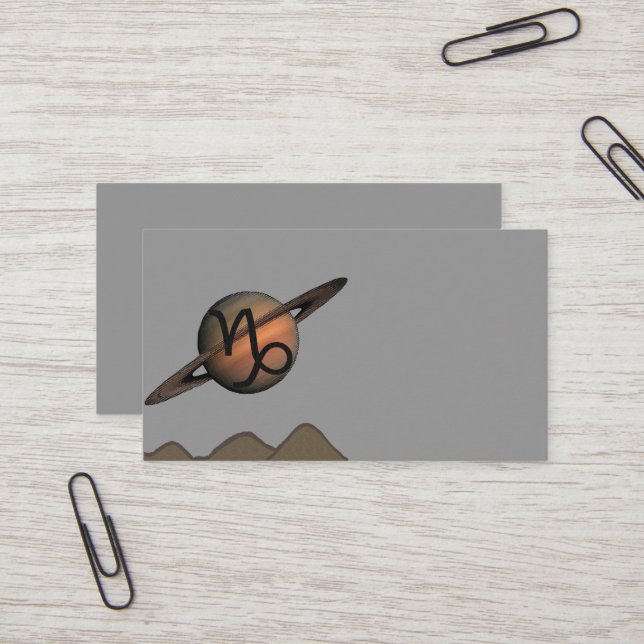 Tarjeta De Visita Capricorn (Anverso/Reverso In Situ)