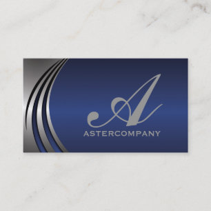 Tarjeta De Visita Captura de ojos azul gris plateado metalizado, mon