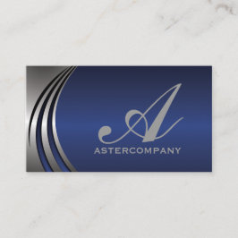 Tarjeta De Visita Captura de ojos azul gris plateado metalizado, mon