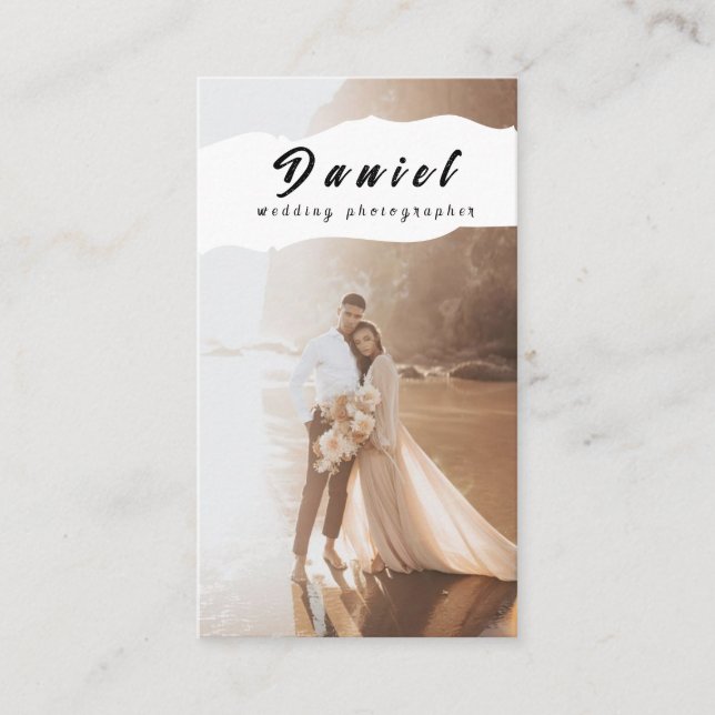 Tarjeta De Visita Captura tu Día Especial, Fotografía Profesional (Anverso)