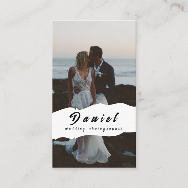 Tarjeta De Visita Captura tu Día Especial, Fotografía Profesional (Anverso)