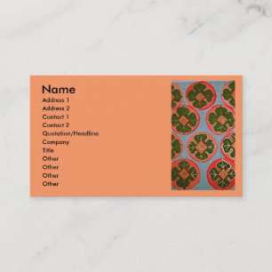 Tarjeta De Visita caquis luminosos