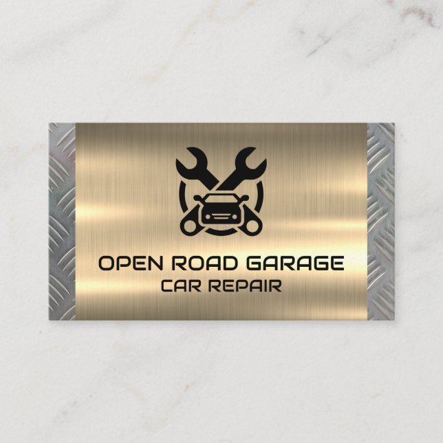 Tarjeta De Visita Car Repair Logo | Mechanic Shop