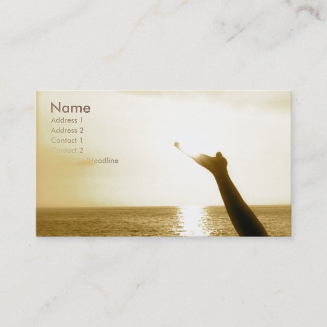 Tarjeta De Visita Cara de la aviación de dios (Anverso)