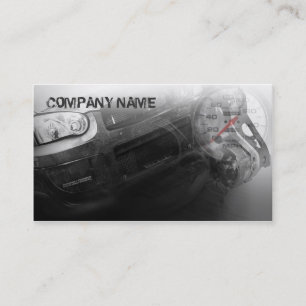 Tarjeta De Visita cara del coche de la reunión en frente