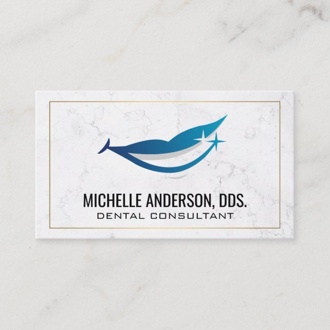 Tarjeta De Visita Cara sonriente | Dental (Anverso)