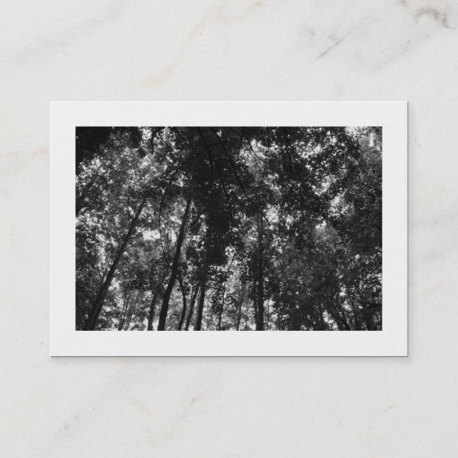 Tarjeta De Visita Caramelos de madera 01 BW (bordeado) (Anverso)