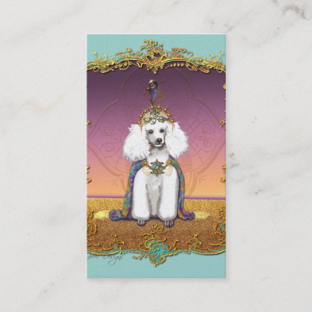 Tarjeta De Visita Carbón blanco en traje (Anverso)