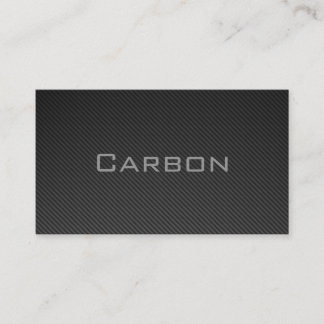 Tarjeta De Visita Carbon negocio Card