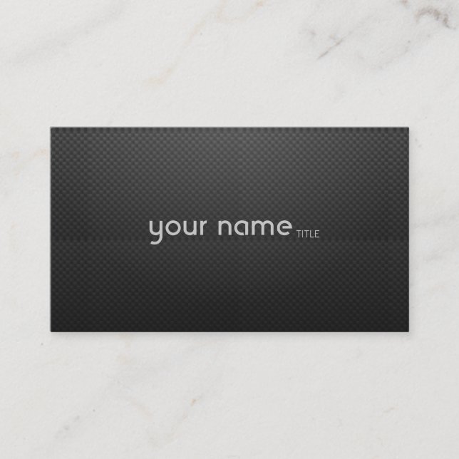 Tarjeta De Visita Carbono (Anverso)