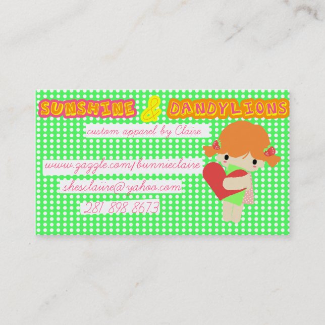 Tarjeta De Visita cardbuisness (Anverso)