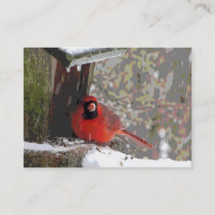 Tarjeta De Visita Cardenal en el alimentador ATC