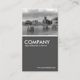 Tarjeta De Visita Cardiff Bay B&W - 70pc Gris