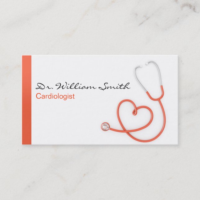 Tarjeta De Visita Cardiologist (Anverso)