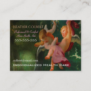 Tarjeta De Visita Caregiver Lovely Cherub Profesional