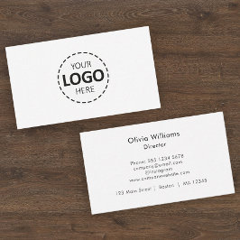 Tarjeta De Visita Cargar logotipo moderno sencillo