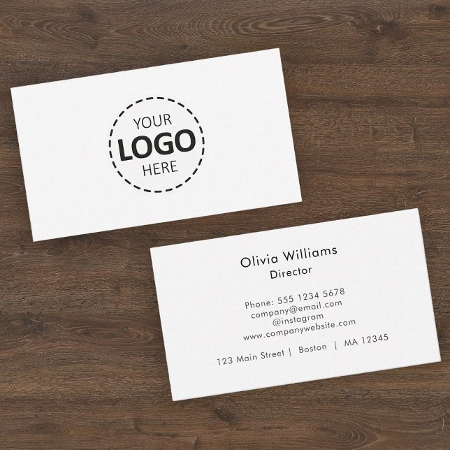 Tarjeta De Visita Cargar logotipo moderno sencillo (Subido por el creador)