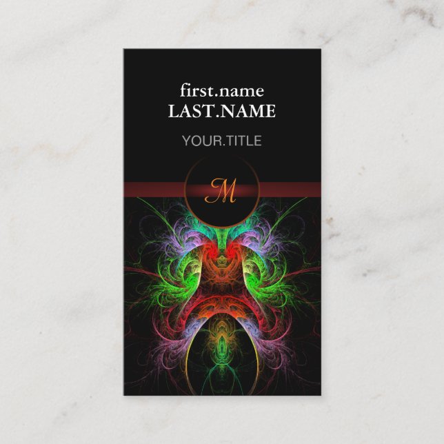 Tarjeta De Visita Carnaval Guay elegante profesional (Anverso)