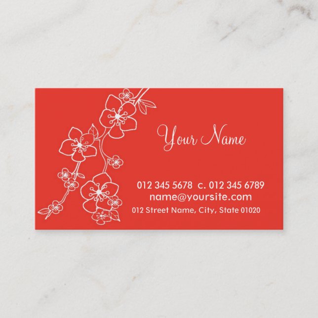 Tarjeta De Visita Carolina (Anverso)