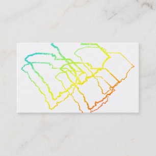 Tarjeta De Visita carolina chill blur sur