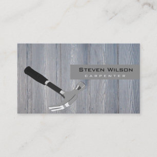 Tarjeta De Visita Carpenter Woodwork Professional Wood Tool