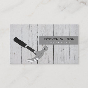 Tarjeta De Visita Carpenter Woodwork Professional Wood Tool