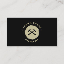 Tarjeta De Visita Carpentry Hogar Construcción de martillo Ronda Saw