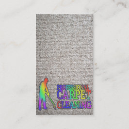 Tarjeta De Visita Carpet Cleaning Service Business Card