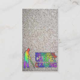 Tarjeta De Visita Carpet Cleaning Service Business Card