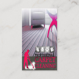 Tarjeta De Visita Carpet Cleaning Service Business Card
