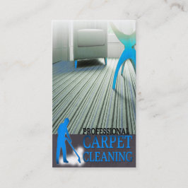 Tarjeta De Visita Carpet Cleaning Service Business Card