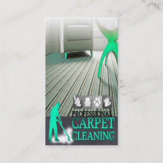 Tarjeta De Visita Carpet Cleaning Service Business Card