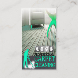 Tarjeta De Visita Carpet Cleaning Service Business Card