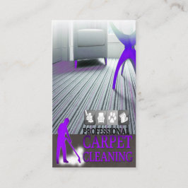 Tarjeta De Visita Carpet Cleaning Service Business Card