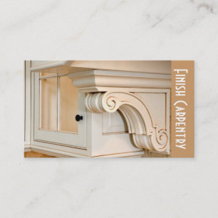 Tarjeta De Visita Carpintería de acabado, Molino, Empresa de constr