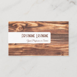 Tarjeta De Visita Carpintería de diseño de mobiliario elegante de co