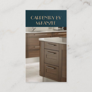 Tarjeta De Visita Carpintería, Molino, Madera, Construcción